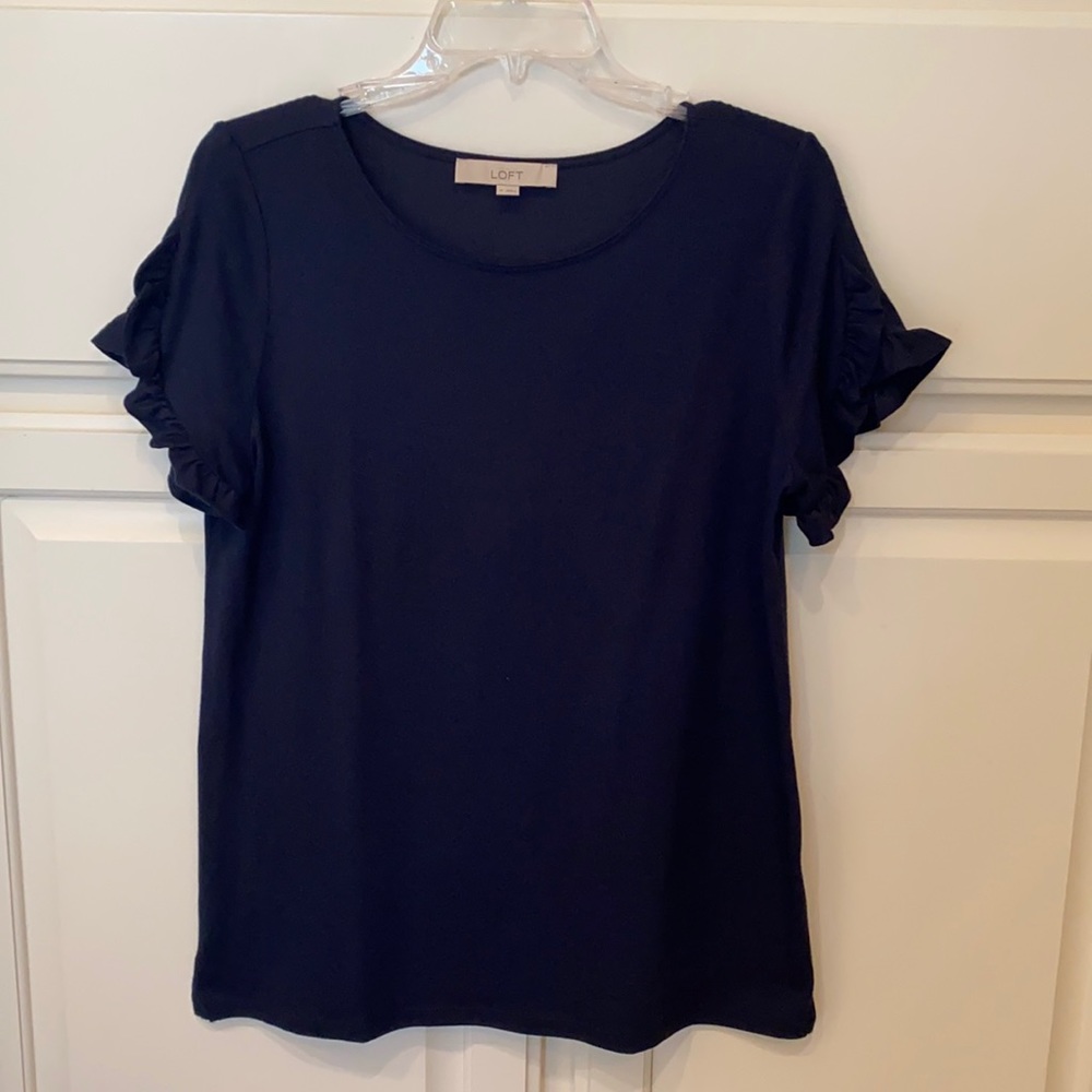 NWOT LOFT Blue Top